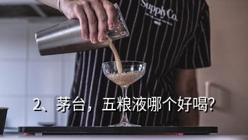 2、茅臺，五糧液哪個(gè)好喝？