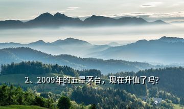 2、2009年的五星茅臺，現(xiàn)在升值了嗎？