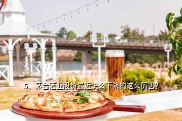 5、茅臺(tái)酒業(yè)股價(jià)最近怎么下降的這么厲害？