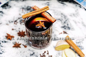 1、茅臺(tái)鎮(zhèn)有哪些其他白酒品牌？這些品牌發(fā)展得怎么樣？