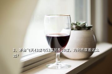 3、茅臺(tái)飛天43度與53度就差10度，為何熱度差這么遠(yuǎn)？