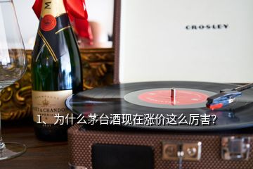 1、為什么茅臺酒現(xiàn)在漲價這么厲害？