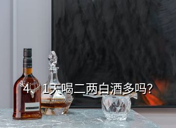 4、1天喝二兩白酒多嗎？