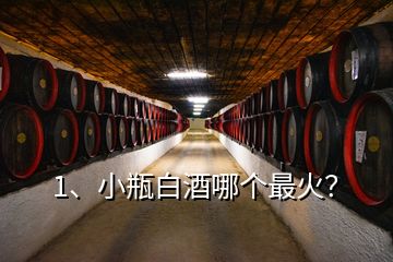 1、小瓶白酒哪個(gè)最火？