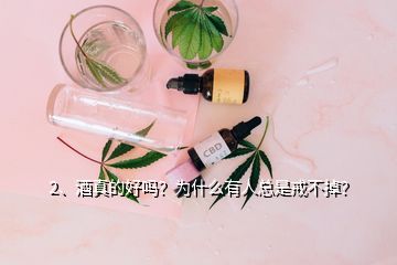 2、酒真的好嗎？為什么有人總是戒不掉？