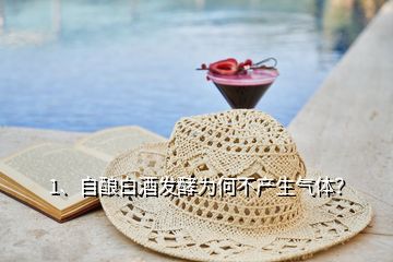 1、自釀白酒發(fā)酵為何不產(chǎn)生氣體？