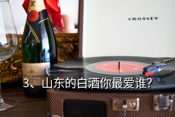 3、山東的白酒你最愛誰？