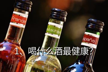 1、喝什么酒最健康？