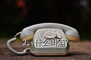 2、什么叫酒？