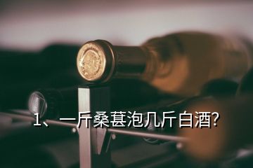 1、一斤桑葚泡幾斤白酒？