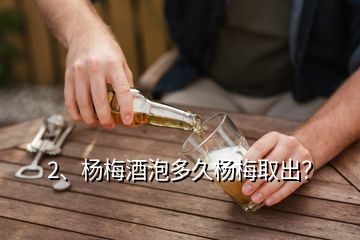 2、楊梅酒泡多久楊梅取出？