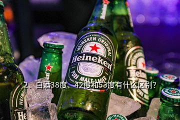 2、白酒38度、42度和53度有什么區(qū)別？