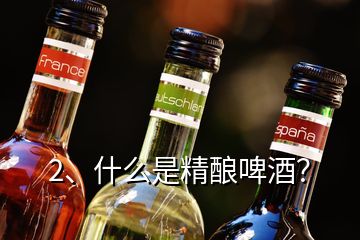 2、什么是精釀啤酒？