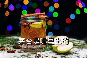 茅臺是哪里出的