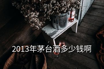 2013年茅臺酒多少錢啊