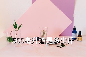 500毫升酒是多少斤