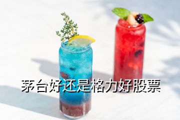 茅臺(tái)好還是格力好股票