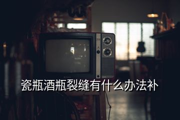 瓷瓶酒瓶裂縫有什么辦法補(bǔ)