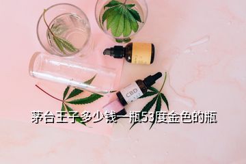 茅臺(tái)王子多少錢一瓶53度金色的瓶