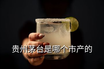 貴州茅臺(tái)是哪個(gè)市產(chǎn)的