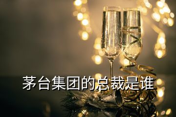 茅臺(tái)集團(tuán)的總裁是誰