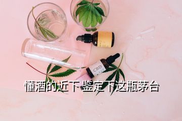 懂酒的近下 鑒定下這瓶茅臺(tái)