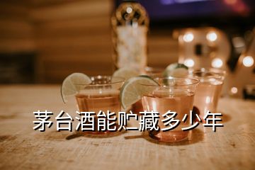 茅臺(tái)酒能貯藏多少年