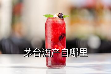 茅臺酒產自哪里