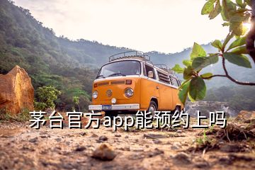 茅臺官方app能預(yù)約上嗎