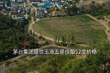 茅臺集團盛世玉液五星佳釀52度價格