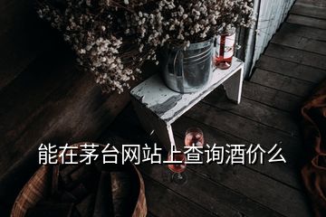 能在茅臺網(wǎng)站上查詢酒價么