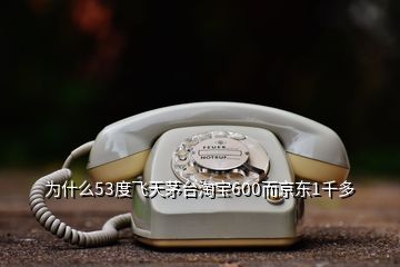 為什么53度飛天茅臺(tái)淘寶600而京東1千多