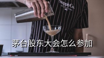 茅臺股東大會怎么參加