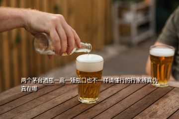 兩個(gè)茅臺(tái)酒瓶一高一矮瓶口也不一樣請懂行的行家辨真?zhèn)握嬖谀?></p>
<h2 id=