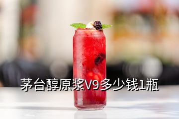 茅臺(tái)醇原漿V9多少錢(qián)1瓶