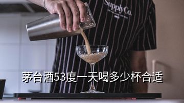 茅臺(tái)酒53度一天喝多少杯合適