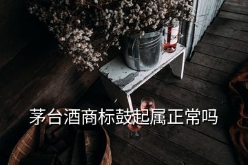 茅臺酒商標(biāo)鼓起屬正常嗎