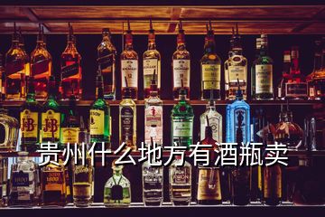 貴州什么地方有酒瓶賣