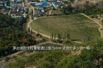 茅臺國韻干紅葡萄酒12度750ml 進(jìn)貨價多少錢一箱