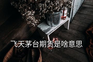 飛天茅臺(tái)期貨是啥意思