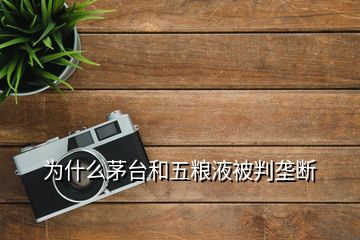 為什么茅臺(tái)和五糧液被判壟斷