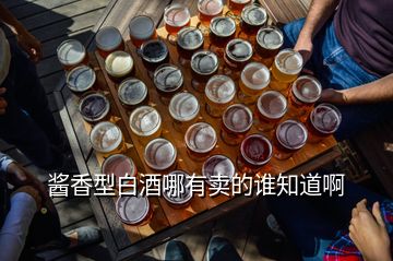 醬香型白酒哪有賣的誰知道啊