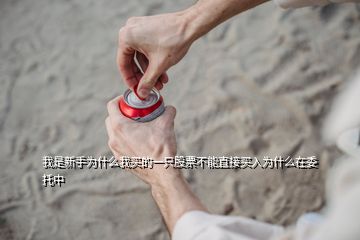 我是新手為什么我買(mǎi)的一只股票不能直接買(mǎi)入為什么在委托中