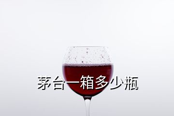 茅臺一箱多少瓶