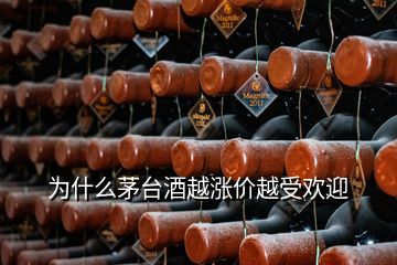 為什么茅臺酒越漲價(jià)越受歡迎