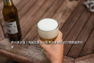 貴州茅臺(tái)屬上海股還是深圳股貴州茅臺(tái)歷史行情數(shù)據(jù)貴州茅