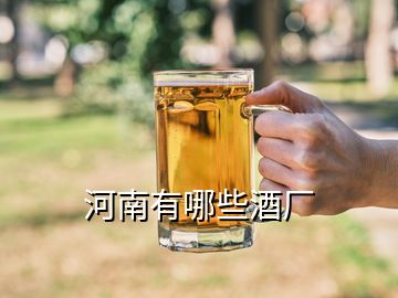 河南有哪些酒廠