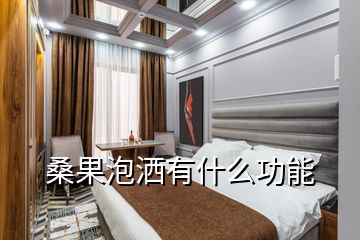 桑果泡灑有什么功能