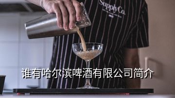 誰有哈爾濱啤酒有限公司簡介