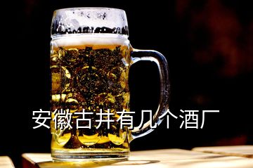 安徽古井有幾個(gè)酒廠